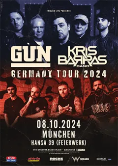 Bild zum Event 'GUN & Kris Barras Band'