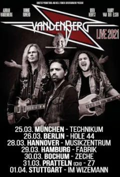 Bild zum Event 'verlegt / VANDENBERG'