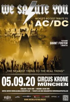 Bild zum Event 'verlegt / WE SALUTE YOU'