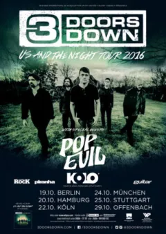 Bild zum Event '3 DOORS DOWN'