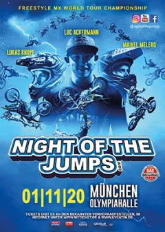 Bild zum Event 'verlegt / NIGHT OF THE JUMPS'